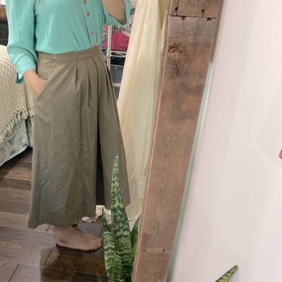 Vintage pleated wool skirt size 14 new with tags - Picture 2 of 7